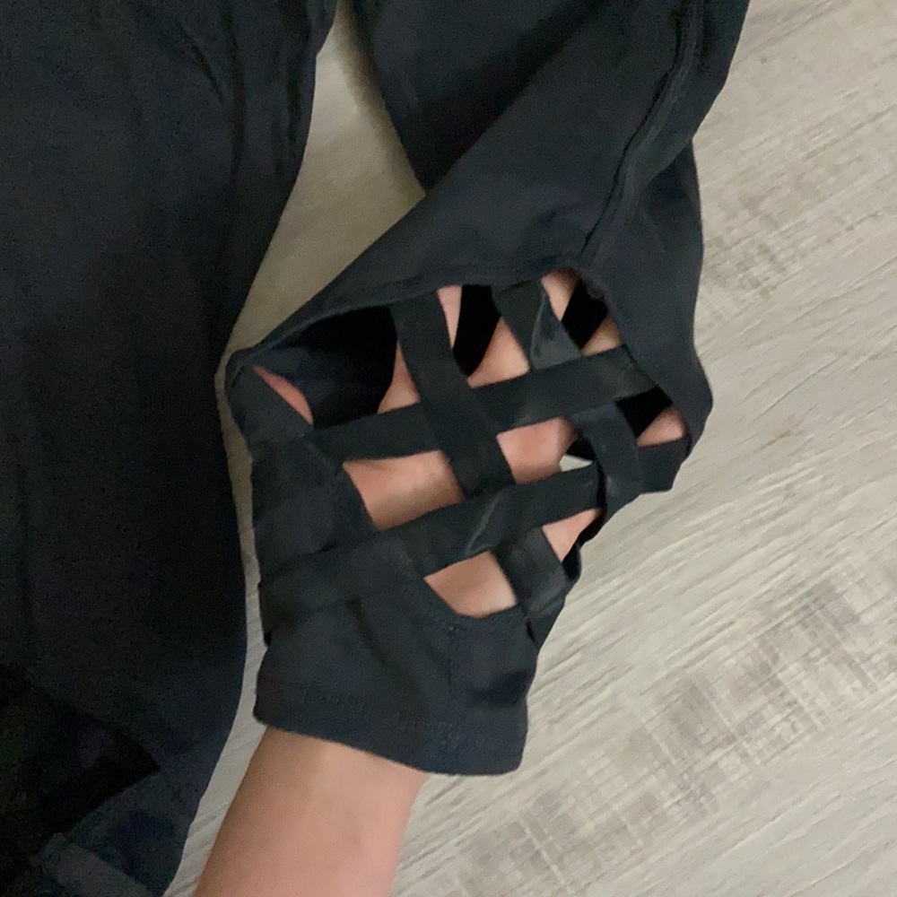 Active Life Charcoal Gray Leggings “spandex” - Picture 2 of 2